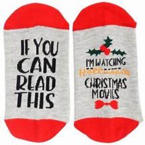 If You Can Read This I'm Watching Hallmark Christmas Movies SOCKS | Brand New